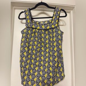 Boden blue and yellow tank